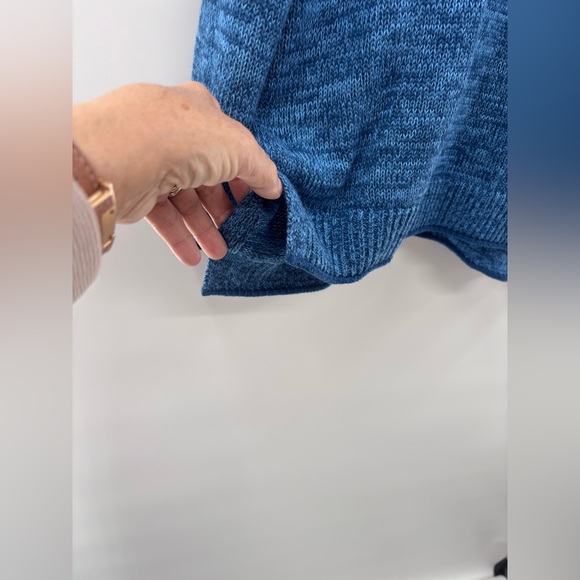 Lilly Pulitzer Bayport Vibrant Aegean Navy Blue Crew Neck Sweater Size XL - Picture 8 of 8